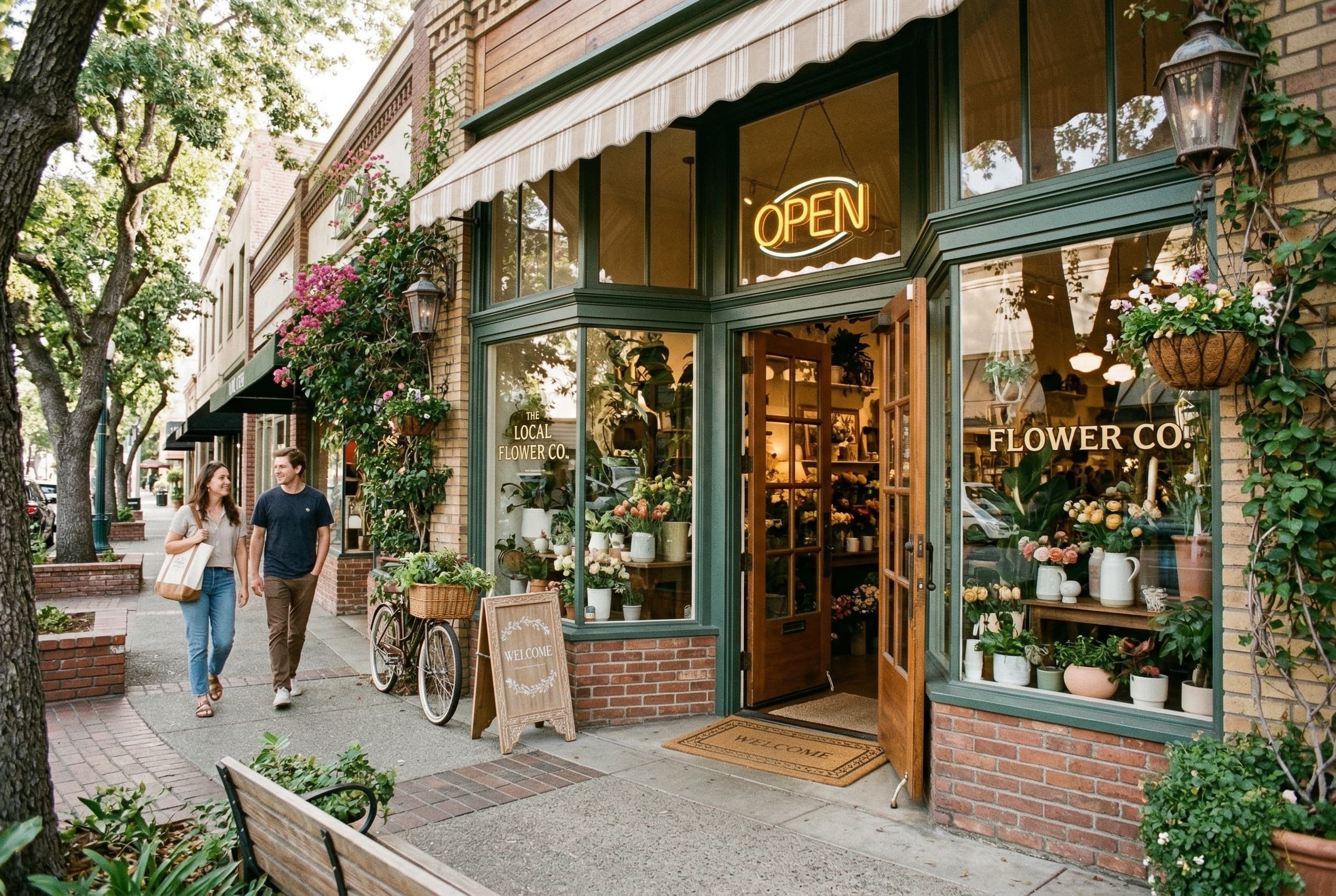 Business owner protected by commercial insurance