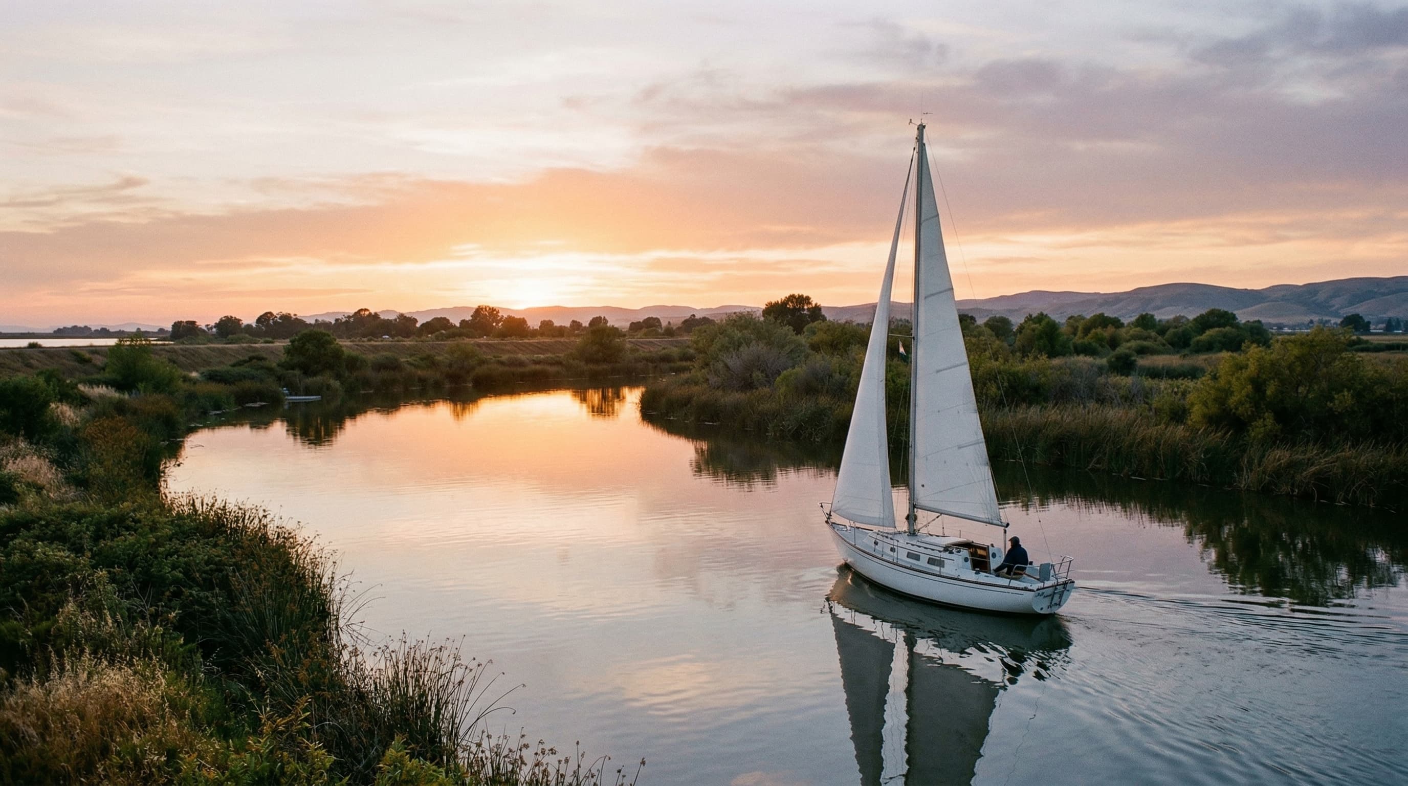 Boat on California waterways with insurance coverage
