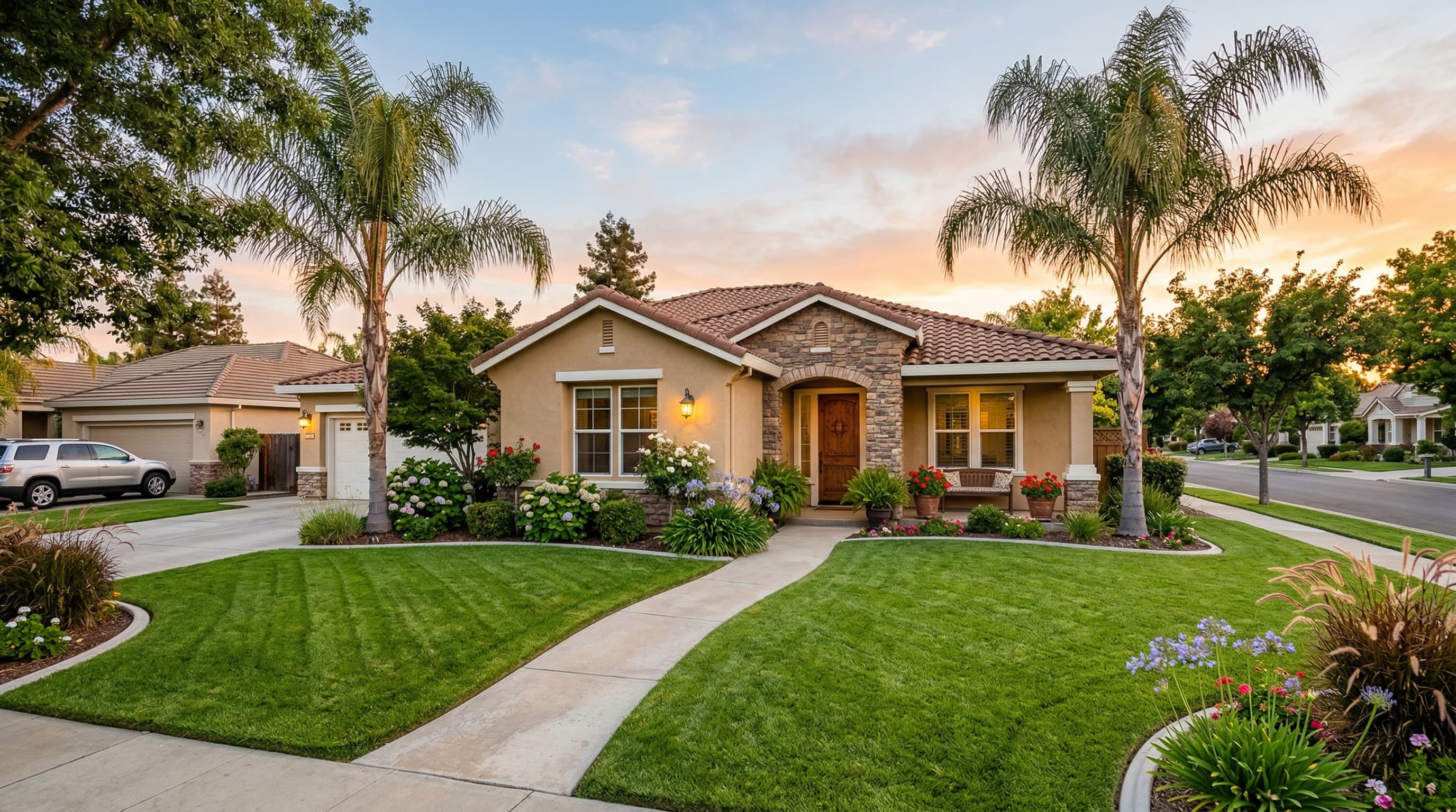 Beautiful California home with homeowners insurance protection
